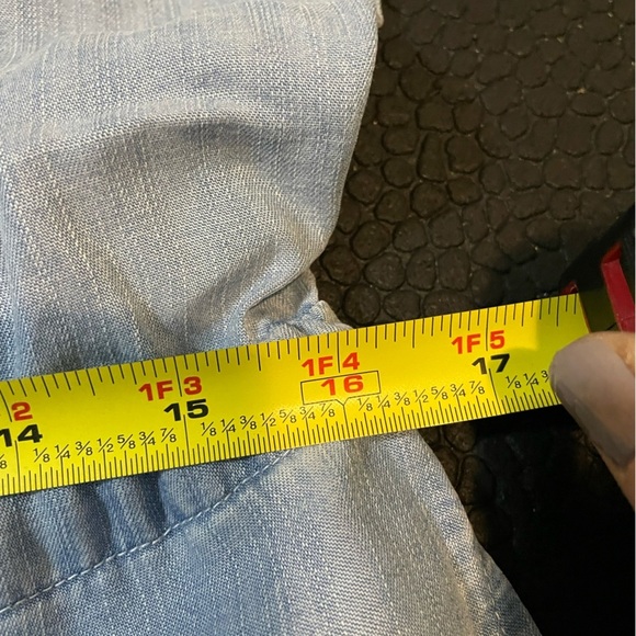 Cloth and Stone Evereve denim Buttton up Romper size small - Picture 3 of 11